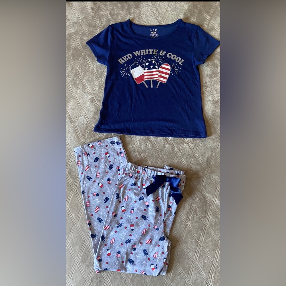 MAX & Olivia Pajamas for Girls size L(10-12)